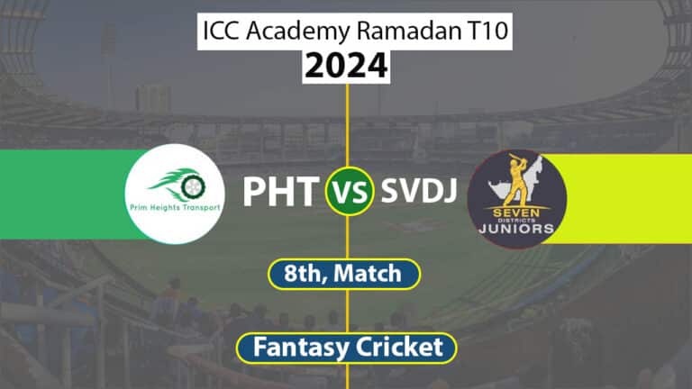 PHT vs SVDJ 8th, ICC Academy Ramadan T10