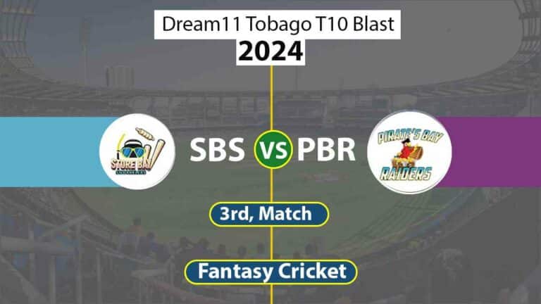 SBS vs PBR 3rd, Dream11 Tobago T10 Blast