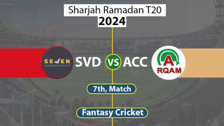SVD vs ACS 7th, Sharjah Ramadan T20
