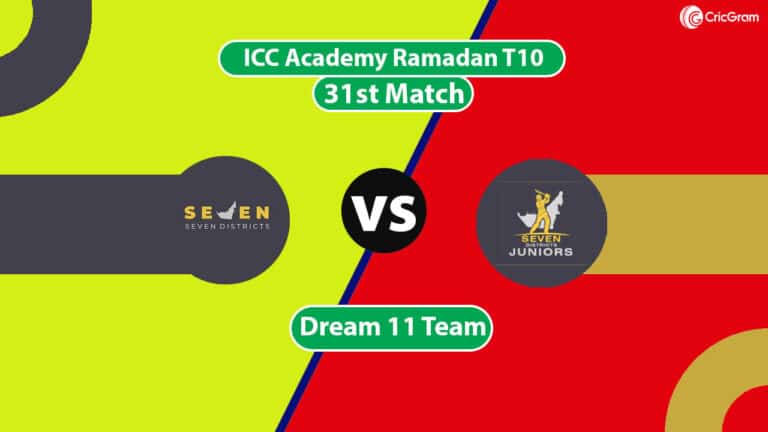 SVD vs SVDJ 31st ICC Academy Ramadan T10