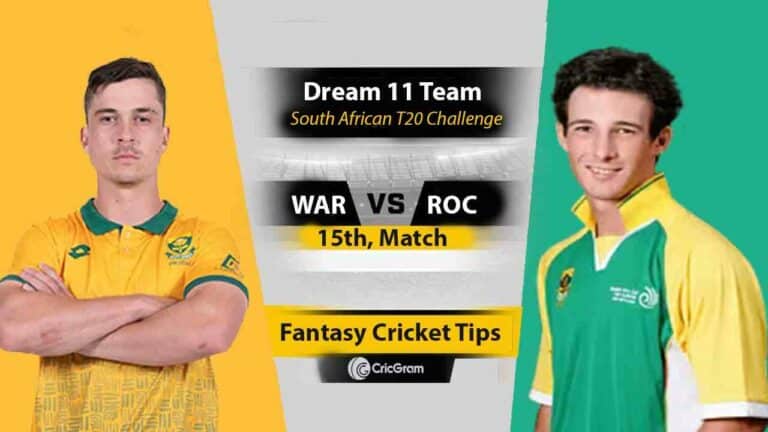 WAR vs ROC Dream11 Prediction, 15th, South African T20 Challenge