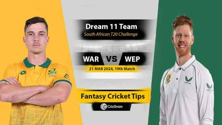 WAR vs WEP 19th, South African T20 Challenge