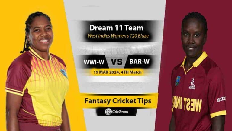 WWI-W vs BAR-W 4th, West Indies Women's T20 Blaze