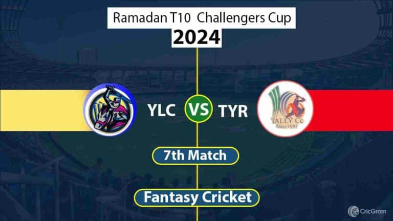 YLC vs TYR 7th Kuwait Ramadan T10 Challengers Cup
