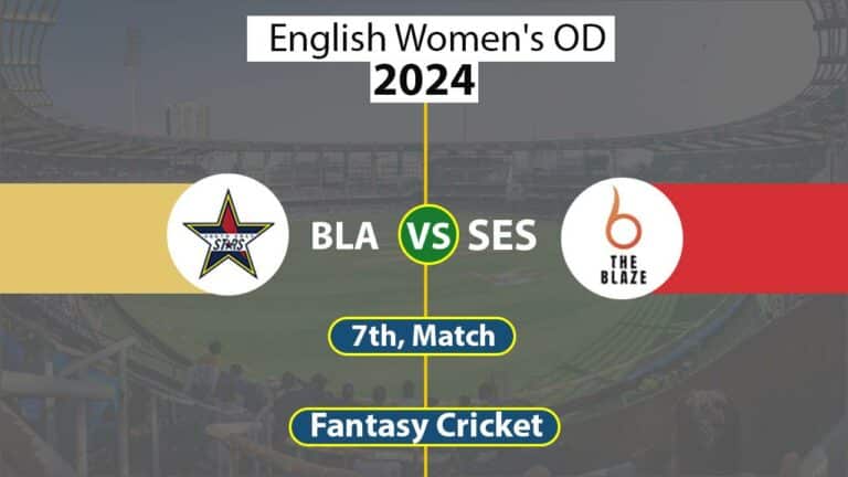BLA vs SES Dream 11 Team, 7th Match English Women's OD