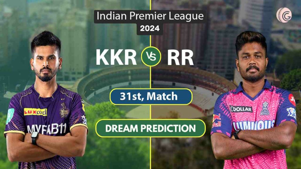 KKR vs RR Dream11 Team Prediction, IPL 2024