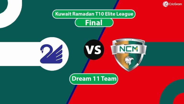 KS vs NCMI Dream 11 Team, Final Kuwait Ramadan T10 Elite League