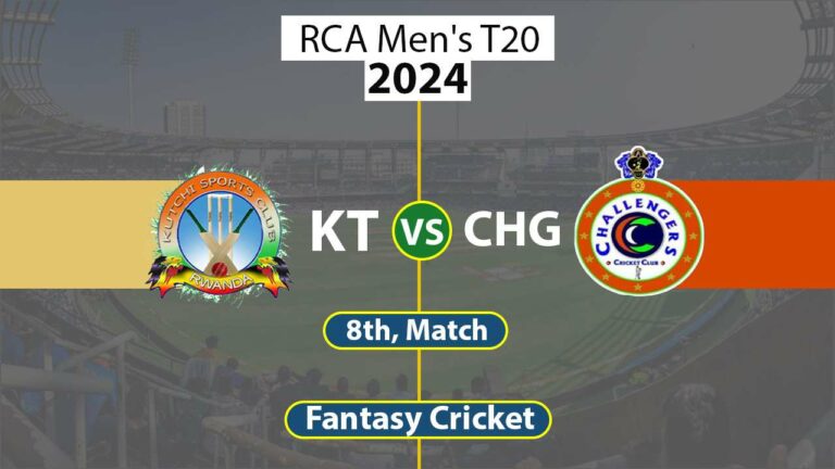 KT vs CHG Dream 11 Team, 8th Match, RCA Men's T20