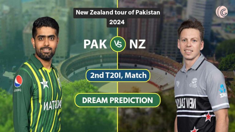 PAK vs NZ Dream 11 Team, 2nd T20 New Zealand tour of Pakistan 2024