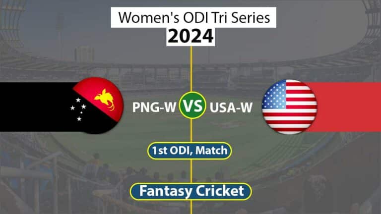 PNG-W vs USA-W Dream 11 Team, 1st ODI Women's ODI Tri Series