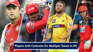 Players with Centuries for Multiple Teams in IPL 2024