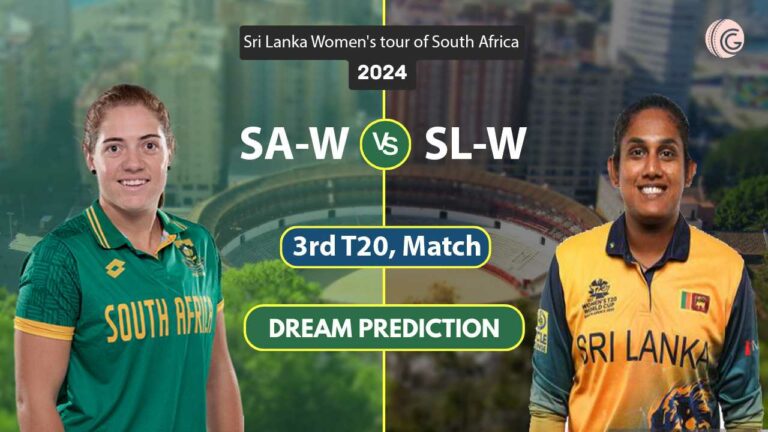 SA-W vs SL-W Dream 11 Team, 3rd T20I Sri Lanka Women's tour of South Africa