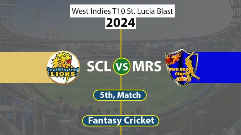 SCL vs MRS Dream 11 Team 5th West Indies T10 St