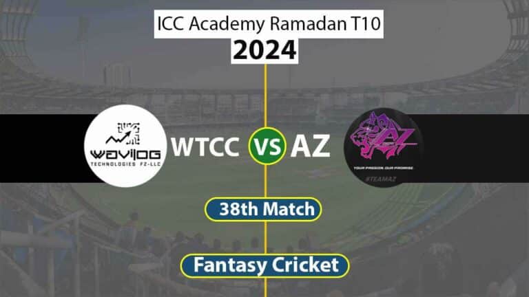 WTCC vs AZ Dream 11 Team ICC Academy Ramadan T10