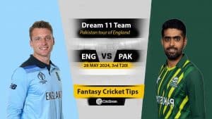ENG vs PAK Dream 11 Team, 3rd T20I Pakistan Tour of England