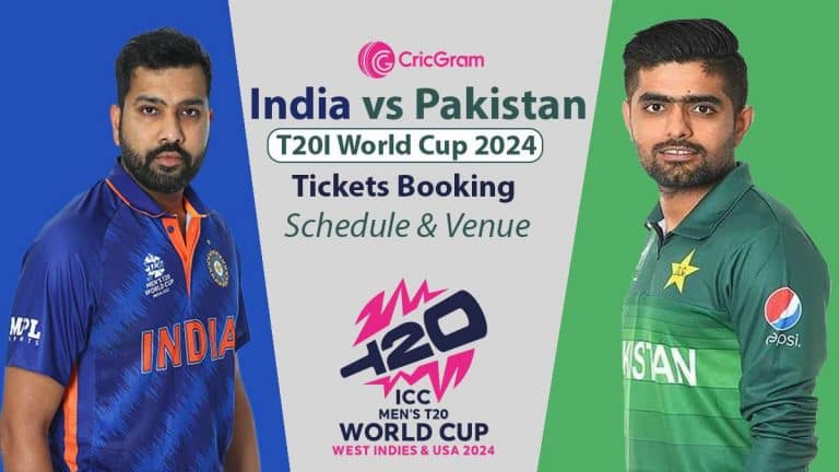 India vs Pakistan T20I World Cup 2024 Tickets Booking
