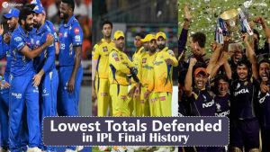 Lowest Totals Defended in IPL Finals