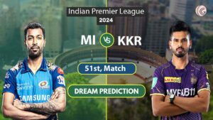 MI vs KKR Dream11 Prediction 51st Match IPL 2024