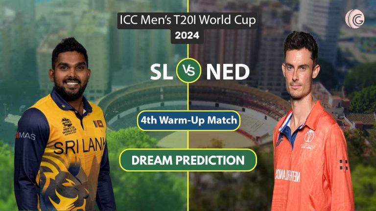 SL vs NED Dream 11 Team, 4th Warm-Up Match T20I World Cup Warm-up
