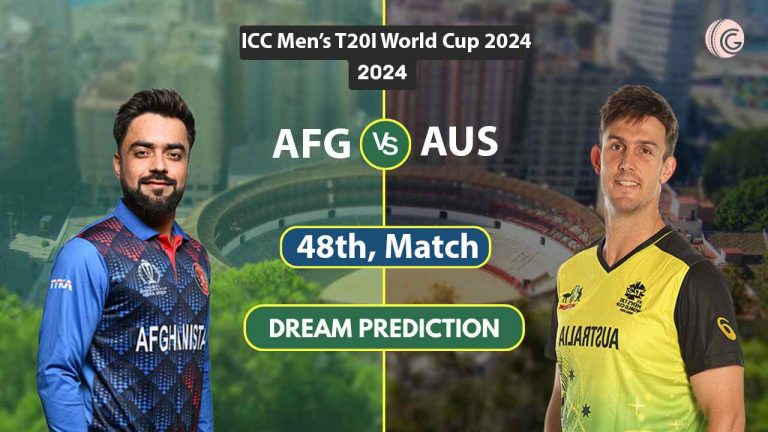 AFG vs AUS Dream 11 Team, 48th T20I Super 8 World Cup 2024