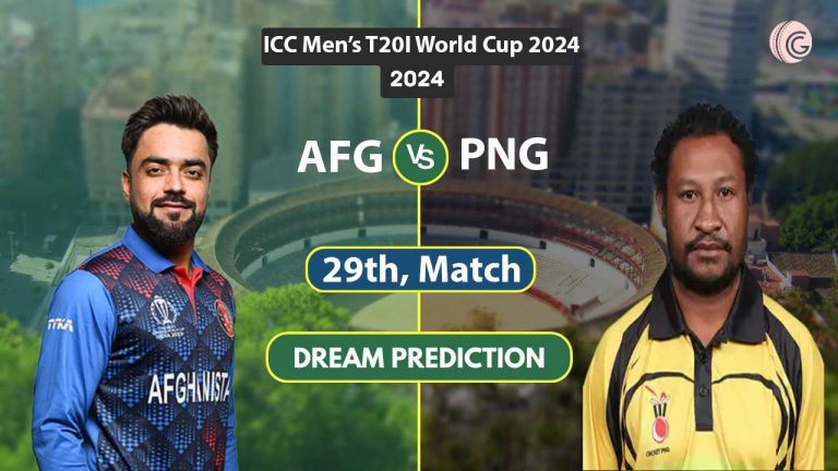 AFG vs PNG Dream 11 Team, 29th T20I World Cup 2024