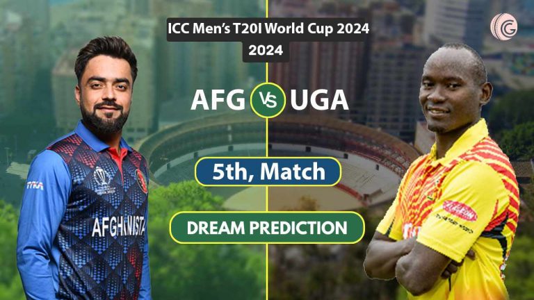 AFG vs UGA Dream11 Prediction 5th T20I World Cup 2024