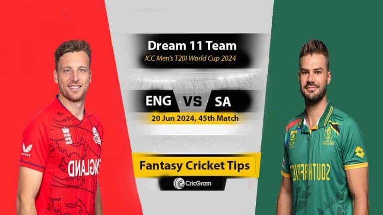 ENG vs SA Dream Team, 45th T20I Super 8 World Cup 2024