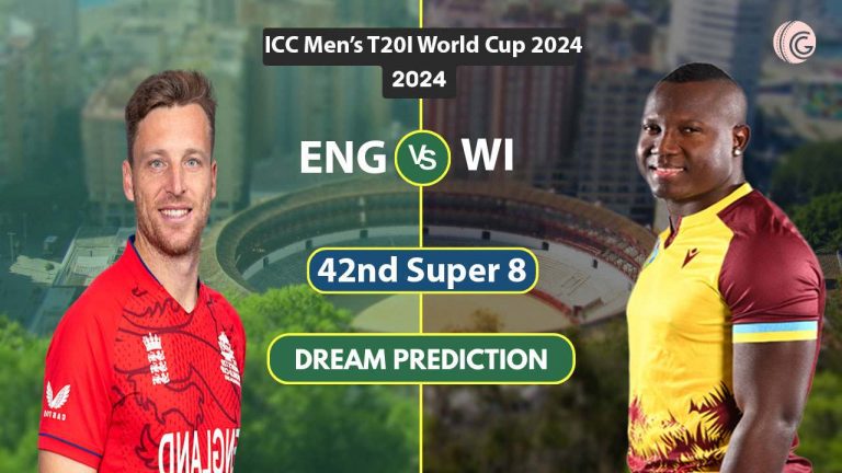 ENG vs WI Dream 11 Team, 42nd Super 8 World Cup 2024