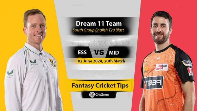 ESS vs MID Dream 11 Team, South Group English T20 Blast