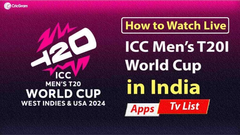 ICC T20I World Cup Live Streaming in India 2024