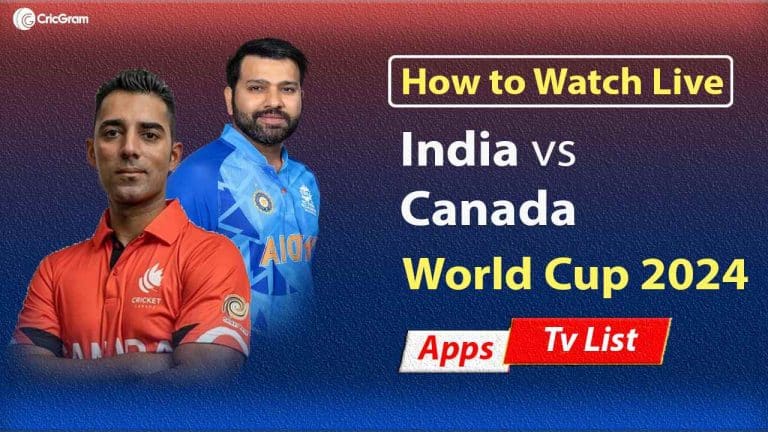 IND vs CAN Live Streaming Apps & TV List