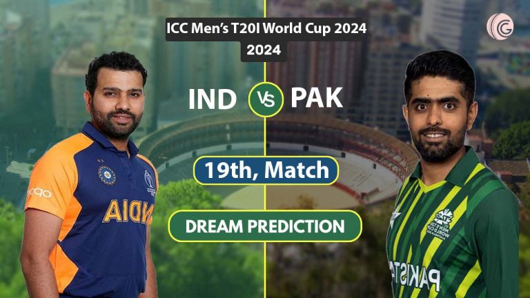 IND vs PAK Dream 11 Team, 19th T20I World Cup 2024