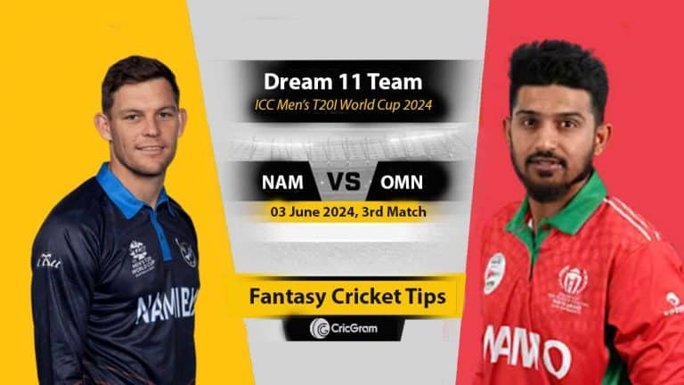 NAM vs OMN Dream11 Prediction 3rd T20I World Cup 2024