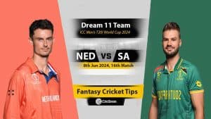 NED vs SA Dream 11 Team, 16th T20I World Cup 2024
