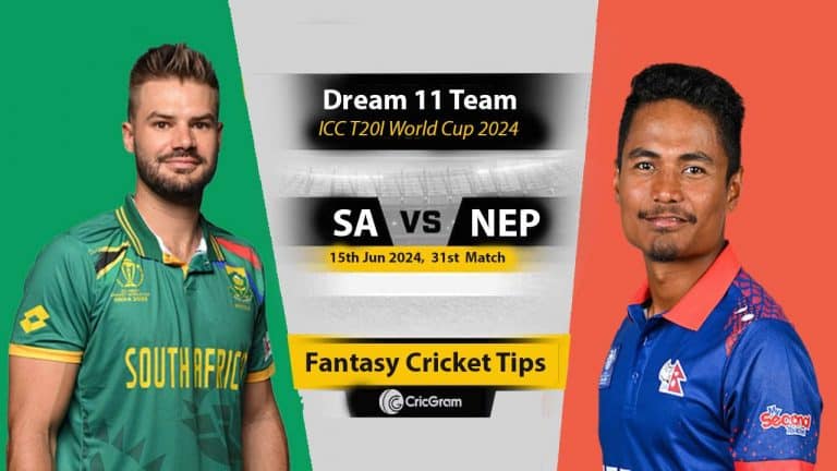SA vs NEP Dream 11 Team, 31st T20I World Cup 2024