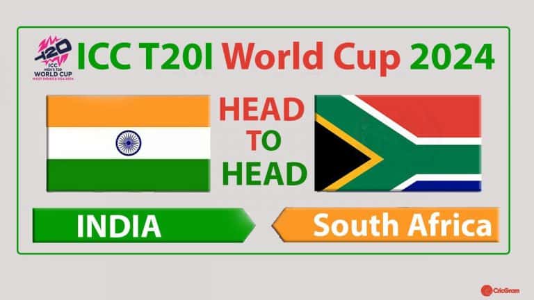 South Africa vs India Head to Head in T20I World Cup