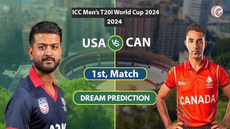 USA vs CAN Dream 11 Team, 1st Match World Cup