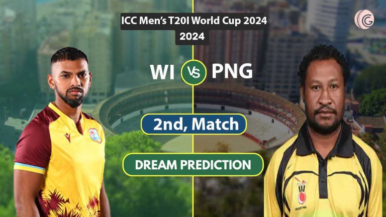 WI vs PNG Dream 11 Team, 2nd Match T20I World Cup