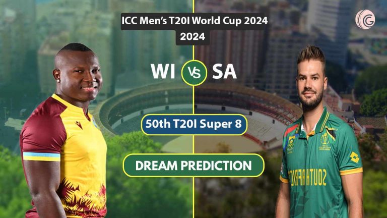 WI vs SA Dream 11 Team, 50th T20I Super 8 World Cup 2024