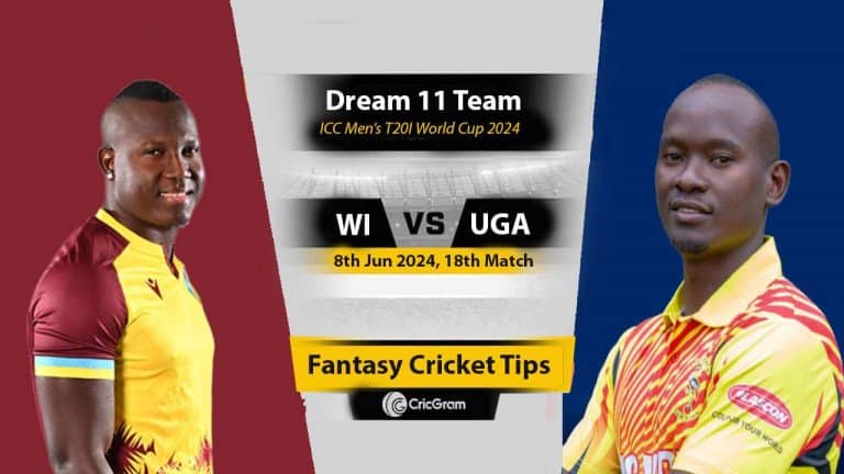 WI vs UGA Dream 11 Team, 18th T20I World Cup 2024