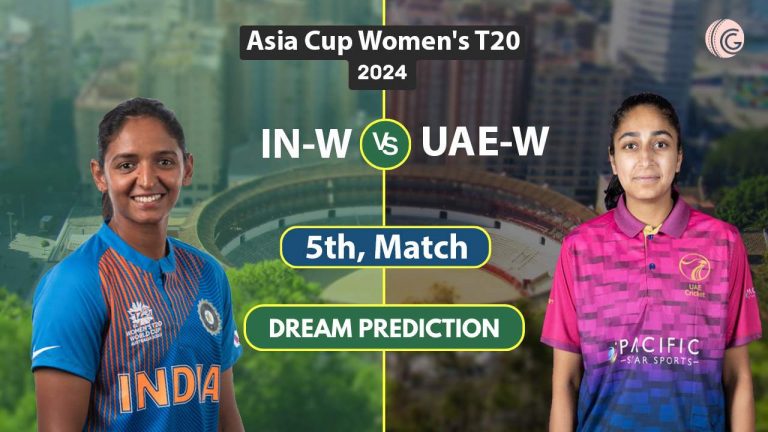 IN-W vs UAE-W Dream 11 Team, 5th Asia Cup Women's T20 2024