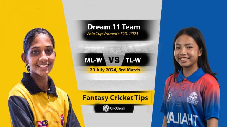 ML-W vs TL-W Dream 11 Team, 3rd Asia Cup Women's T20 2024