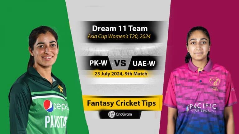 PK-W vs UAE-W Dream 11 Team, 9th Asia Cup Women's T20 2024