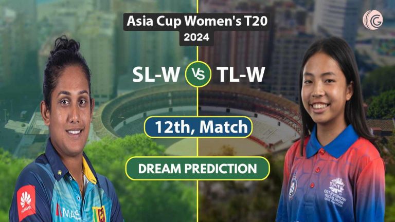 SL-W vs TL-W Dream 11 Team,12th Asia Cup Women's T20 2024