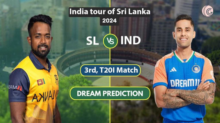 SL vs IND 3rd T20I Dream11 Prediction, Dream Team