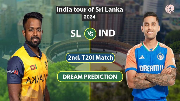 SL vs IND Dream 11 Team, 2nd T20 India Tour of Sri Lanka 2024