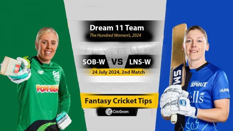 SOB-W vs LNS-W Dream 11 Team 2nd The Hundred Women's 2024