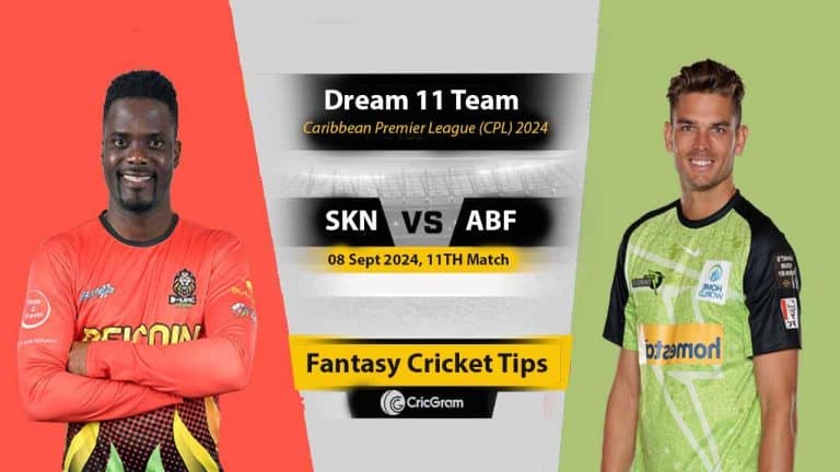 SKN vs ABF Dream 11 Team, 11th CPL 2024